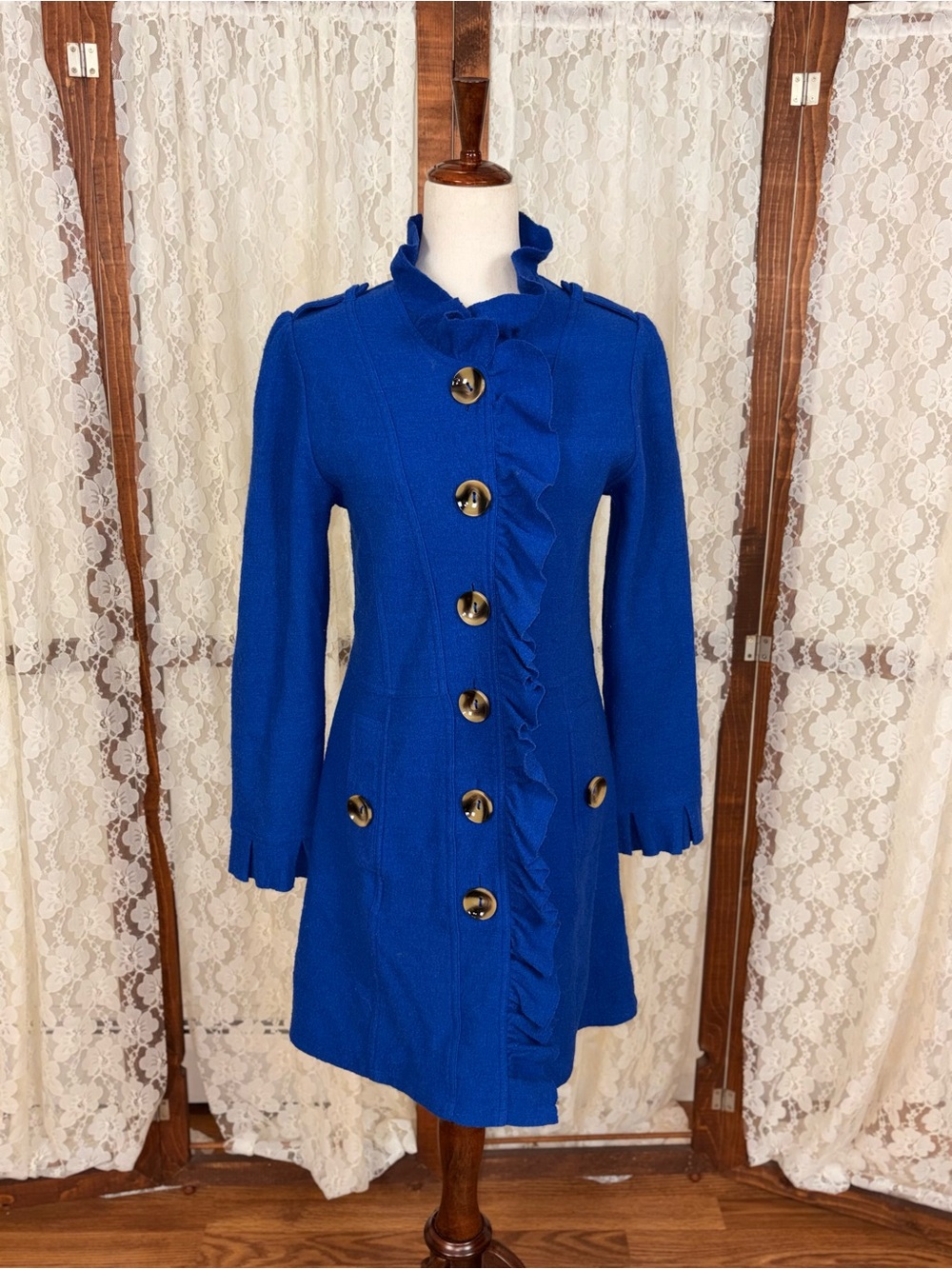 Gorgeous Vintage Y2K Luii Boiled Wool Coatigan
